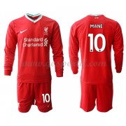 Liverpool maillot de foot enfant 2020-21 Sadio Mane 10 maillot domicile manche longue..